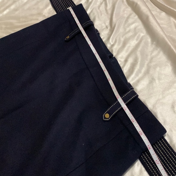 J. Crew Wool Pencil Skirt | Navy Blue Wool Skirt Size 8 - Picture 7 of 11